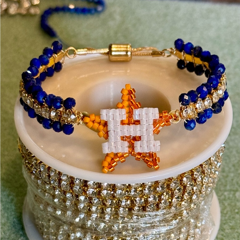 Astros Bling Bracelet